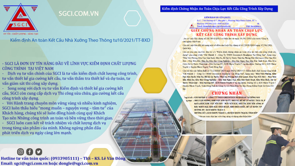 kiểm định nhà xưởng