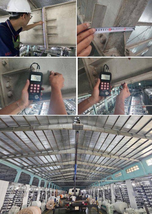 Dịch vụ kiểm định công trình tại hiện trường – công tác đo xác định kích thước hình học