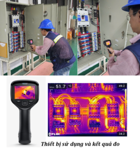 A person in a hard hat and a thermal imaging device AI-generated content may be incorrect.